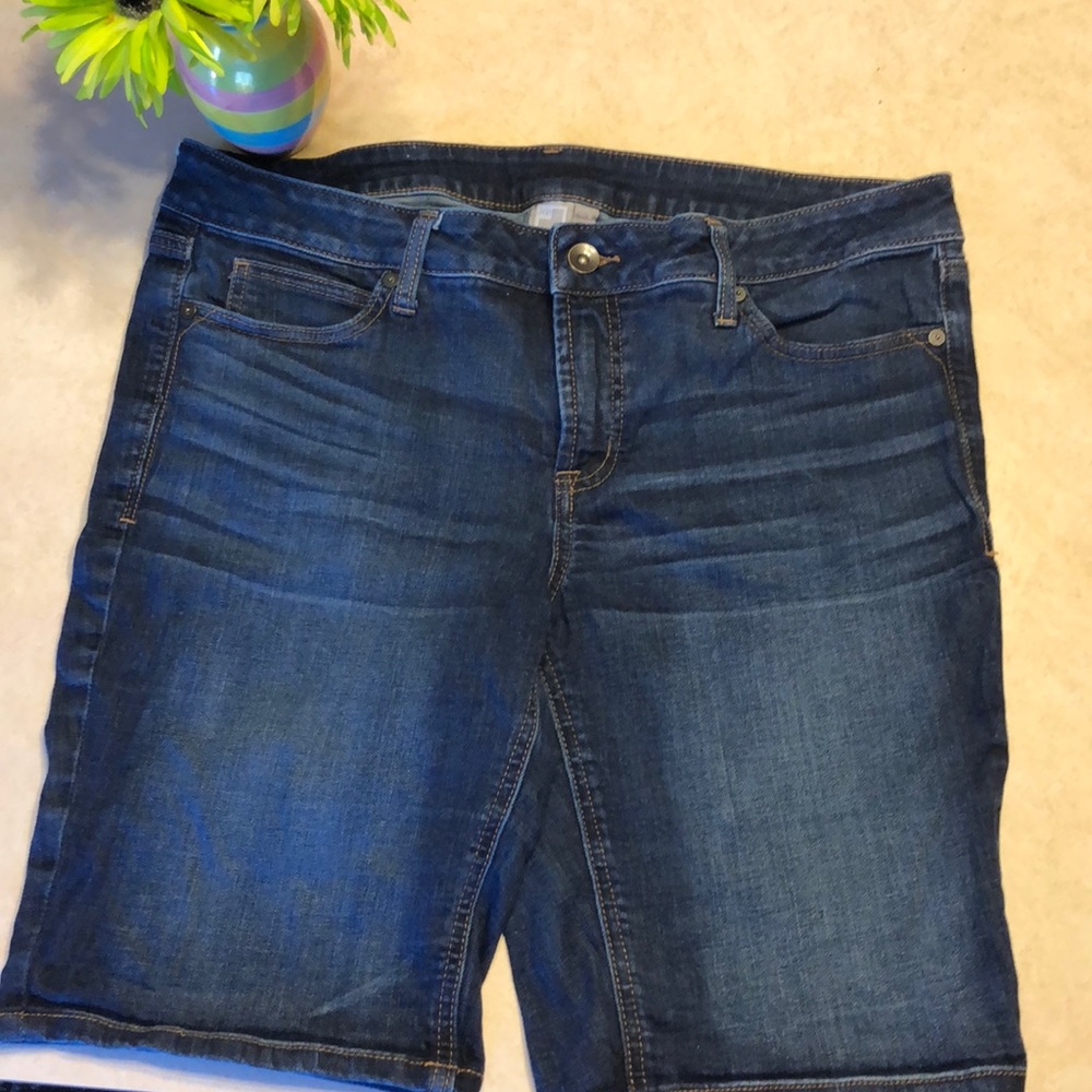 JCP Jean Bermuda Shorts Size 33/16